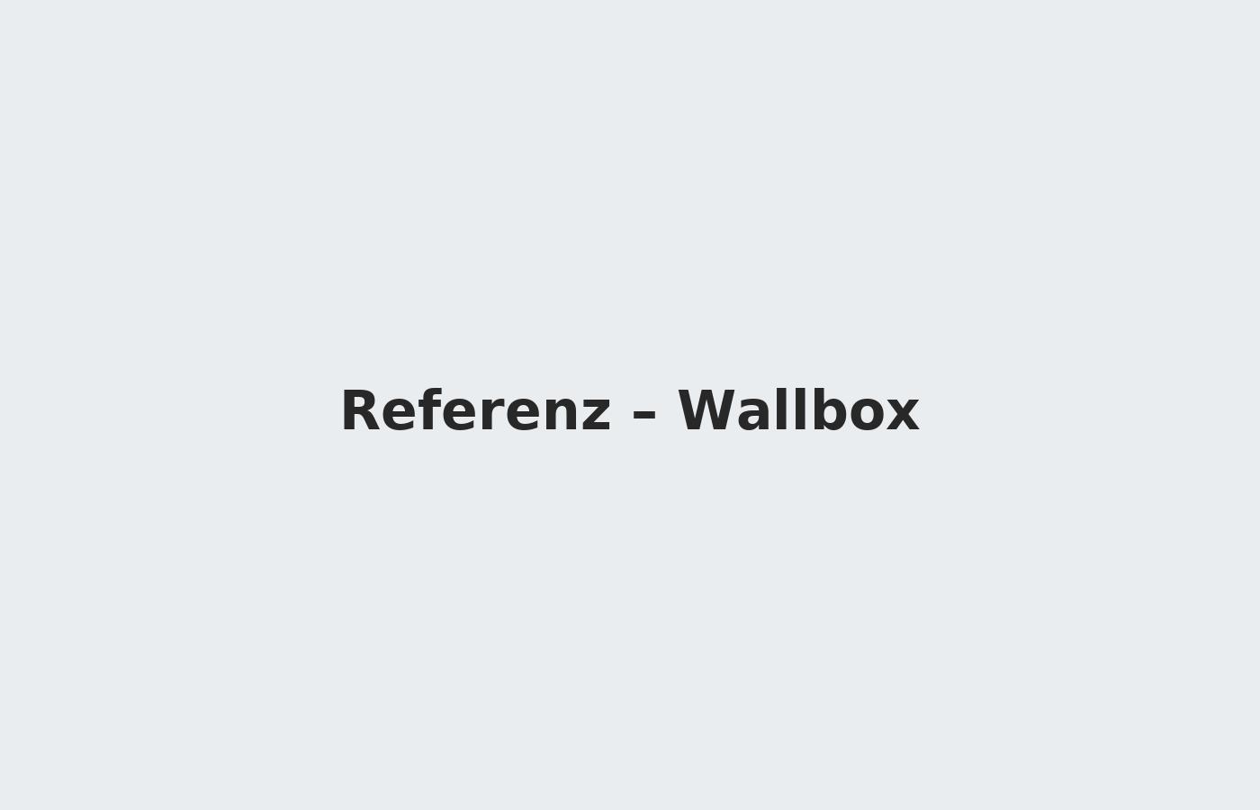 Wallbox-Installation